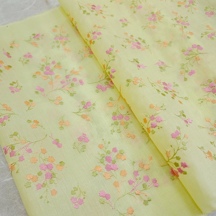 Korean Traditional Flower Embroidery Fabric – RimKim Studio